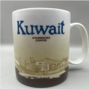 Starbucks Mug Kuwait 2014 Global Icon Collector Series Boat Skyline